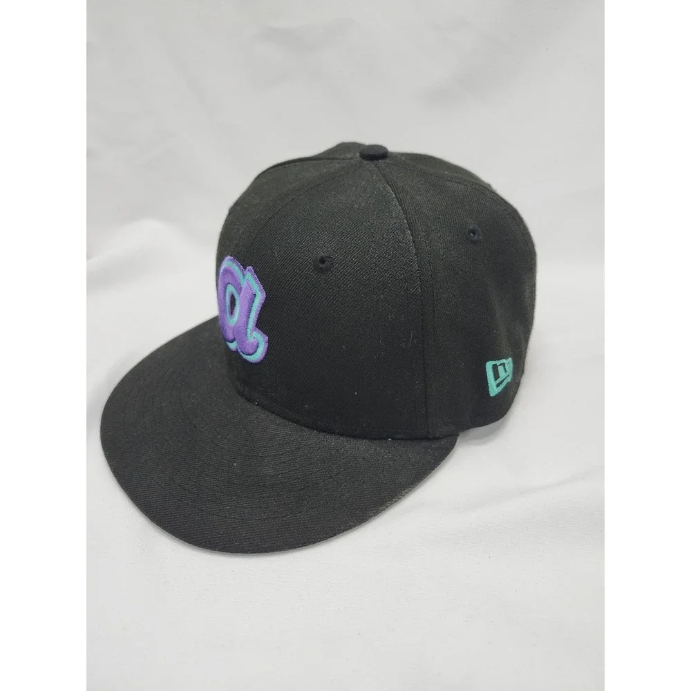 Atlanta Braves New Era Black 1972 MLB All-Star Game Black Light 59FIFTY...